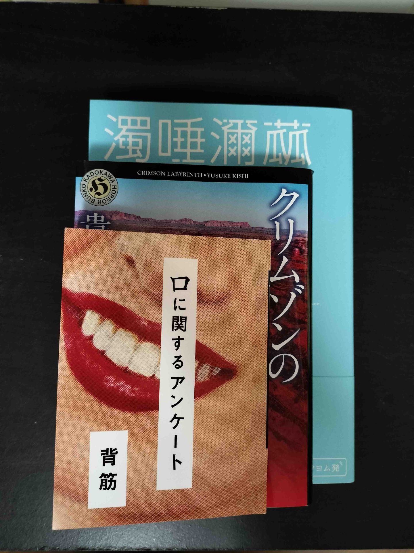 口に関するアンケート　背筋 3